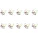 FEIlei 10Pcs/Set Nail Art Decor 3D Glitter Sparkling DIY Mini Nail Rhinestones Accessories Crystal Butterfly Nail Charm - Buy Online on GoSupps.com