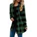 Long Shirt Outerwear Top Thin Warm Knitted Coat Women's Blouse V-Neck Shirt Tunic Long Women's Tunic Women's Shirt Casual Checked Shirt Women's Winter Chunky Knit Jacket C-ag S - Buy Online on GoSupps.com