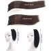 Invisible Hair Extensions Seamless Synthetic Clip in Hair Extension Natural Fluffy Hair Pads Hairpieces Increase Hair Top Side Cover Hairpiece for Women Girls (14INCH/35CM Black Brown) 14INCH/35CM Black Brown - Buy Online on GoSupps.com