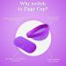 INBOLM 2 Pack Menstrual Discs Reusable Period Cups Medical-Grade Silicone Flat-Fit Cup Moon Cup Alternative to Tampons Petal Thin and Ultra Comfortable for Women Sizes S + L with Silicone Case - Buy Online on GoSupps.com