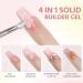 GAOY Solid Builder Gel Nail Kit with UV Light - Professional Non-Sticky Poly Gel for Nail Extension, Art Sculpture, Carving & Modeling - Buy Online on GoSupps.com