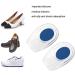 Silicone Gel Heel Cushion Insoles - Foot Pain Protectors & Support Shoe Pad - 1 Pair (S: 7 x 10.5CM) - Buy Online on GoSupps.com