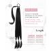 REECHO DIY Braid Ponytail Extension | Long Straight Wrap Around Synthetic Hairpiece - Black 34 Inch - Buy Online on GoSupps.com