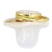 Glitter Rhinestone Crown Pacifier with Clip for Babies 6-18 Months - Letter A - Buy Online on GoSupps.com