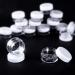 30 Mini Cream Jars with Labels & Spatula - 5G Empty Tiegel for Nail Art & Lip Balm - Ideal for DIY Projects - Buy Online on GoSupps.com