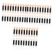 FOMIYES 60 Pcs Ladies Suits Double Head Eyeshadow Makeup Eyeshadow Brush Sponge Brush Disposable Mx3pcs As Shownx3pcs