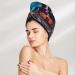 Streets of New York City Coral Velvet Dry Hair Cap | Anti-Frizz Cap for Curly Long & Thick Hair with Buttons - International Shipping - Buy Online on GoSupps.com