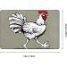 Flannel Carpet Walking Chicken Pattern 60 x 39 in Non-Slip Durable Suitable for Living Room and Office Bedroom - Buy Online on GoSupps.com