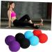 Shop Minkissy 2-Piece Peanut Massage Roller Set - Gym & Yoga Mobility Ball for Muscle Relief | International Shipping Available - Buy Online on GoSupps.com
