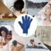 CLEEDY Bath Exfoliating Gloves - 2 Pairs for Men and Women - Heavy and Large Scrubbing Mitts for Shower, Spa, Massage - Body, Face, Hand, and Foot Exfoliation - Blue (4 Pcs) - Buy Online on GoSupps.com
