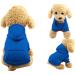 Warm Dark Blue Dog Hoodie with Bags for Small Dogs & Cats | Winter Fashion for Puppies & Chihuahuas - Buy Online on GoSupps.com