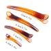 Numblartd Brown Duck Beak Hair Clips for Women - Non-Slip Plastic Clips for Professional Hairdressing & DIY - 7.8 cm - Buy Online on GoSupps.com