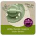 Buy Pack of 2 Cherry Green Natural Latex Pacifiers for 0-6 Months - Safe & Comfortable - Buy Online on GoSupps.com
