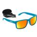 Cressi Unisex Blaze Sunglasses Sport Sunglasses Polarised Hydrophobic Lenses One Size Aquamarine/Mirror Lens Orange