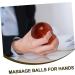 Partykindom 6 STK Massage Balls - Handheld Stress Relief & Muscle Stretching Devices | Wooden Mahogany Ball Set for Relaxation & Gymnastics - Buy Online on GoSupps.com