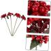 EXCEART 12 Pcs Berry Red Berries for Crafts Christmas Holiday Floral Stems Pine Tree Picks Faux Holly Berries Branches for Vase Christmas Simulation Berries Flowers Iron Wire Self Made - Buy Online on GoSupps.com
