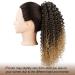 Light Blonde Afro Kinky Curly Drawstring Ponytail for Black Women - Clip-in Hair Extension - Buy Online on GoSupps.com