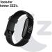 Fitbit Inspire 2 Health & Fitness Tracker with a Free 1-Year Fitbit Premium Trial 24/7 Heart Rate Black/Black One Size (S & L Bands Included) - Buy Online on GoSupps.com