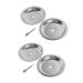 Collbath 2 pieces Moxibustion Stick Basic Moxa Stick Stainless steel desk moxa stick holder MOSA Brenner tray stainless steel Moxa stick base metal moxa burner