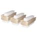 3 Set nail brush with white bristles hand brush made of wood hand washing brush brush for hand nails finger - nail brush made in Germany