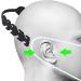 Adjustable Mask Extender Strap | Ear Saver Holder Buckle Protectors (5PCS Black) - MIAODAM - Buy Online on GoSupps.com