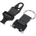 Tactical Key Chain for Men | EDC Gear Clip with HK Clip & Steel Ring | Large Military Molle Accessory in Black - Buy Online on GoSupps.com