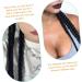 MAGICLULU to weave decorate Hair piece three shares synthetic braided ponytail extension elastic hair bands ponytail hairpiece band girl braided wigs wig High temperature wire 45X6CM Black - Buy Online on GoSupps.com