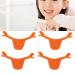 4-Piece Smile Corrector & Facial Trainer - Mouth Exercise Device for Lip Deafness | Enhance Your Smile & Beauty (Orange) - Buy Online on GoSupps.com