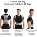 Posture Corrector Brace for Men & Women - Shoulder & Back Support Belt (L Code) - White Fruit Peach - Buy Online on GoSupps.com