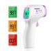 No-Touch Forehead Thermometer  Digital Thermometer with Fever Indicator  Baby and Adults Thermometer with Fever Alarm  Thermometer with 3-Color LCD Display & Memory Function  Rechargeable  for Family Purple