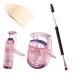 Eyelash Application Tool Kit Mini Eyelash Curler for Long-Lasting Shaping Small and Portable Mascara Curler Eyelashes Buddy Kit for Women Beginners (4PCS)