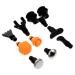Beaupretty 5 sentences 9 pieces massage head with fascia body massage head percussion massage attachments replaceable head deep fabric attachment fitness component massage device