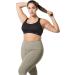 Yvette High Impact Adjustable Criss Cross Back Sports Bra for Large Bust - No Bounce Black - Buy Online on GoSupps.com