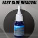 Nail Glue Remover - 20ml Adhesive Tape Remover | Safe Adhesive Remover Safely Removes Stickers Labels Decals Nail Tips Acrylic Nails Fake Nails - Buy Online on GoSupps.com