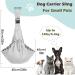 Pawaboo Dog Carrier Bag - Portable Pet Shoulder Bag for Small Dogs & Cats (Up to 12lbs) - Adjustable Strap Travel Friendly - Gray - Buy Online on GoSupps.com