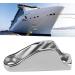 Stainless Steel Boat Clam Cleat for Rope - Acouto Rope Line Clamp | Marine Hardware Parts for Sailing, Kayak & Marine Accessories - Buy Online on GoSupps.com