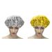 4PCS Salon Aluminum Foil Hair Caps - Portable & Disposable Shower Caps for Nourishing Dry Hair - Waterproof Bath Hat - Silver - Buy Online on GoSupps.com