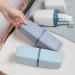 Jadin Travel Toothbrush Cup Set - 2 Innovative Toothbrushes & Creative Travel Cases in Gray & Green | Perfect for Camping Business Trips & Home Use - Buy Online on GoSupps.com