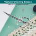 CGBE Professional Curved Tip Cheek Scissors | Extra Fine & Sharp Stainless Steel for Cuticle Eyebrow & Eyelash Precision | 1-Piece Round Handle - Buy Online on GoSupps.com
