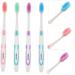 Frcolor 4-Piece Nano Toothbrush Set - Ergonomic Soft Toothbrushes for Adults | Micro Tooth Hygiene & Oral Care - Buy Online on GoSupps.com