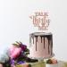 Tenhaisi Rose Gold Glitter Talk Thirty to Me Cake Topper Dirty 30 for Happy 30th Birthday Wedding Anniversary Hello 30 Party Decoration Supplies - Buy Online on GoSupps.com