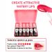 6 Colors Korean Lip Tint Stain Set | Non-Sticky Long Lasting Gloss & Cheek Tint | Multi-Use Mini Liquid Lipstick in Pink Box - Buy Online on GoSupps.com