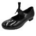 s.lemon tap shoes black 2.5 cm heel height lace-up tap shoes for children adults 38 EU black