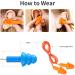 6 Pairs Silicone Earplugs for Sleep & Swimming | Noise Suppression Waterproof Hearing Protection - Buy Online on GoSupps.com