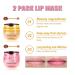 Bee Balm Lip Balm Honey Pot - 4 PCS Strawberry & Honey Lip Masks for Hydration and Prevention of Dry, Cracked Lips - Exfoliating Lip Scrubs and Sleeping Lip Mask Set for Reducing Lip Lines - 2 PCS Strawberry & Honey Included - Buy Online on GoSupps.com