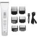 Professional Hair Clippers Rechargeable Hair Trimmer Fast Charge Multifunction Long Battery Life for Hair Salon (White) - Buy Online on GoSupps.com