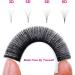 Easy Fan D Curl 0.05 18mm Single Russian Eyelashes - Natural Look Self Fanning Lashes - Automatic Blooming Extensions - 0.05-D-18 - Buy Online on GoSupps.com
