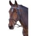 Shires Blenheim Polo Headband - Leather Full Size Pink/Natural/Navy - International Shipping Available - Buy Online on GoSupps.com
