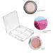 Mikinona 2pcs Empty Eyeshadow Palette Eyeshadow Palettes Makeup Containers Purple Eyeshadow Palette Blendable - Buy Online on GoSupps.com