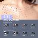 Teenitor Face Gems - 650PCS Self-Adhesive Rhinestone Stickers for Festival Makeup Eye Hair & Body - Clear & Iridescent Face Jewels - Buy Online on GoSupps.com
